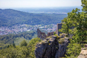 Baden-Baden et le château Hohenbaden
