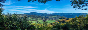 Forêt Noire vue panoramique, sans le Glottertal