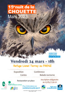 Affiche Nuit de la Chouette 2023, Grand Ventron