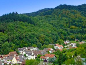 Le petit village de Schweighof, non loin de Badenweiler en Forêt Noire.